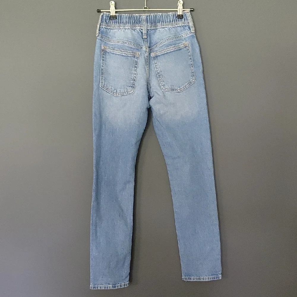 GAP large kids Straight Leg Jeans - Light Blue